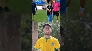 ও মাই গড মেয়েটা কি ইস্কিল  দিতাছে 😱🇧🇷#youtubeshort #sports #football #sports #brazil #footballskills
