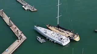 The first Clipper RX arrives at Clipper Race HQ