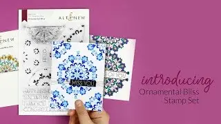 Decorative Layered Stamp Set - Altenew Ornamental Bliss Intro
