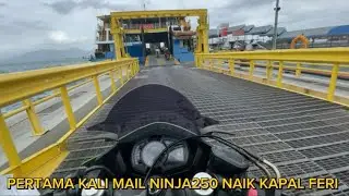 PERDANA PAKEK MOTOR SENDIRI NAIK KAPAL FERI ‼️