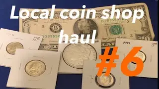 Old style $20 bill, 1996W dime, 1888O Morgan Dollar|Local coin shop haul #6