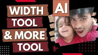 How to Use Width, Warp, Twirl Tool in Illustrator? | Illustrator Practice Class-27 in Hindi.