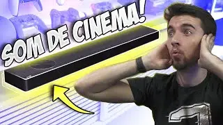 SOM de CINEMA com MUITA QUALIDADE na sua SALA DE TV! Soundbar LG SP9A