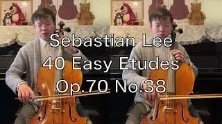 S LEE 40 Easy Etudes for Cello, Op 70 No 38