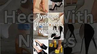 Types of heels with names✨... #heels #name #ytshorts #youtubeshorts #viral #shorts #short #type
