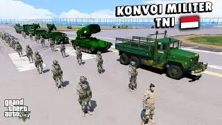 Konvoi Offroad SEMUA Mobil MILITER Pasukan TNI AD Naik Ke Puncak Gunung di GTA 5