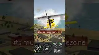✅️ Rescue Helicopter Simulator 🚁 #helicopter #simulatorgamezone #viral #trending