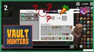 Minecraft Vault Hunters Guide Ep 2: THE BEST VILLAGER SET-UP