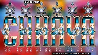New Glass Font Editing 2025  | How To Make new Glass Font editing | Glass Font Dp Editing