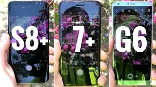Galaxy S8 vs iPhone 7 plus vs LG G6 Camera Comparison!