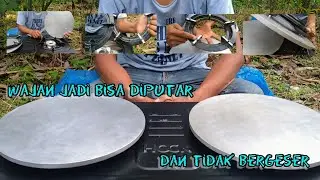 WAJAN CETAKAN CREPES BISA DIPUTAR TIDAK BERGESER DAN KOMPOR YANG DIPAKAI SEPERTI APA!!!