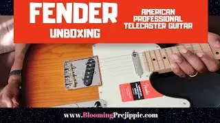 Распаковка гитары Fender American Professional Telecaster