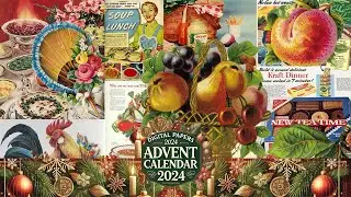 🎅🎄FREE Printable Advent Calendar for Junk Journal Enthusiasts | Day 24 Freebie