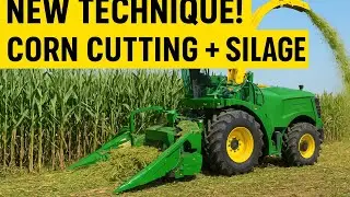 Amazing New Technique!Corn Cutting& Chopping Machine in Action 2. Next-Level Corn Harvesting Machine