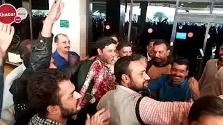 Snooker champion Muhammad Asif return karachi after win Turkey  Snooker championship .
