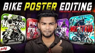 Trending Bike Poster Design | Mobile Bike Photo Editing Tutorial in Tamil 😍@Photography Tamizha