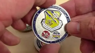 Golf Ball Marker Challenge Coin