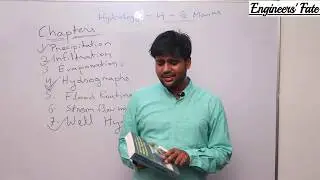 Hydrology - Introduction ( Hydrological Cycle), Important topics, Best Book (CIVIL ENGINEERING) GATE