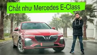 Đánh giá xe VinFast Lux A2.0 2020 bản base 1,1 tỷ - chất như Mercedes E-Class