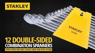 STANLEY 70 964/70-964 E Double Sided Combination Wrench @Aftab19886 #spanner #tools #handtools