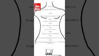 La carta de Trump a Epstein