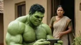 Hulk fought with gangsters for his father freedom | #hulk #ai #live