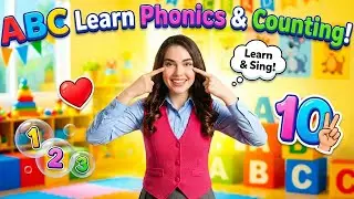 Fun Alphabet Phonics, Counting & Christmas Lesson for Kids  Miss Rose