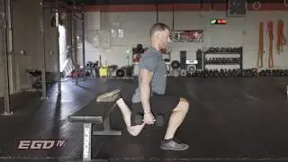 Elite Goaltending Development Fitness Video #13 -Bulgarian Hip Lunge