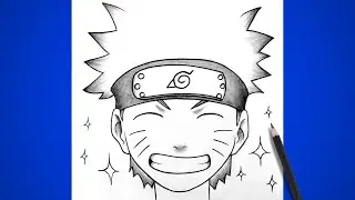 How To Draw Naruto Easy Step By Step | Naruto Uzumaki Drawing Tutorial For Beginners