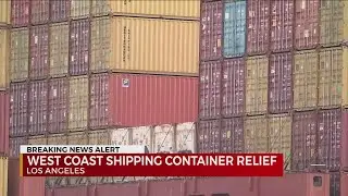 West coast shipping container relief