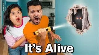 We Found Something Creepy Inside My Wall! 👀😱