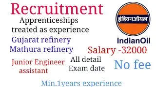 Indian Oil Recruitment 2019 - Jr. Engineers