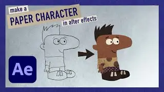 Make a PAPER CHARACTER in After Effects