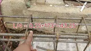 PLACEMENT OF CURTAILED BAR IN TIE BEAM