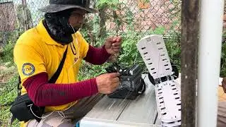 Splicing fiber optic cable
