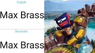 Max Brass in different languages meme