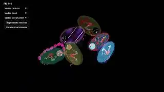 Godot 4 experiment 4, micro creatures and internal organs