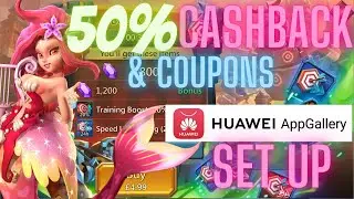 Huawei Appgallery Setup and how to Claim Discounts and Offers