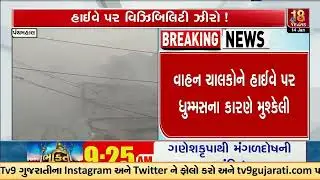 Dense Fog Covers Panchmahal, Visibility Drops to Zero on Highways | Gujarat | TV9Gujarati