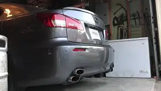 Lexus Isf coldstart- JoeZ intake/exhaust / ppe headers