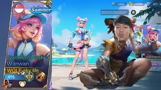 REVIEW SKIN WANWAN SUMMER SPALSH - Mobile legends