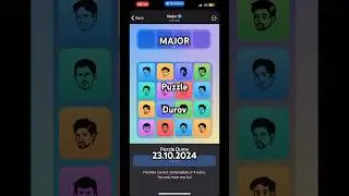 Major Puzzle Durov. 23/10/2024 #major #airdrop #telegram #web3 #listing #crypto