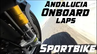 Rapid Racing Sportbike onboards laps Andalucia circuit with BTC winner Harley McCabe RS660