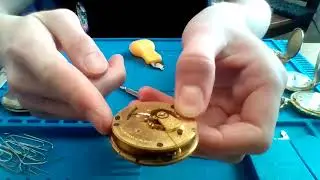 How to release mainspring power on old Elgin pocket watches