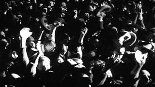 1940 U.S. National election results being displayed on Times building to crowd in...HD Stock Footage