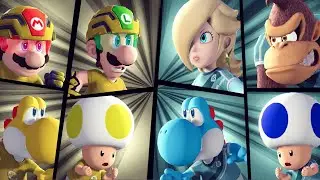 Mario Strikers Battle League (CUP BATTLES) Luigi Mario Yoshi & Toad Team