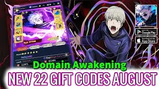 Domain Awakening | New 22 Gift Codes August | Jujutsu Kaisen Domain Awakening