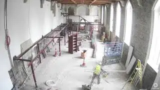 Woodlock Hall &ndash; All Hallows Library Construction Time-Lapse