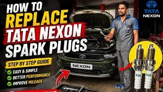 To change the spark plugs on a petrol Tata Nexon