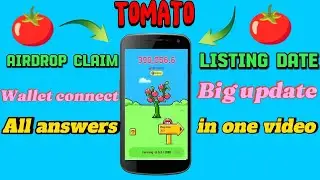 Tomarket airdrop 🍅 New update | How to withdraw Tomarket airdrop| Listing date is final???